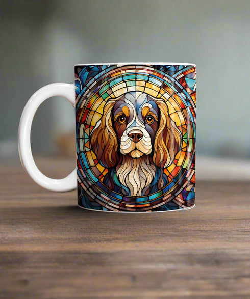 Cavalier King Charles Spaniel Suncatcher Artwork Ceramic Mug